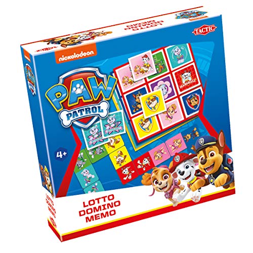 Tactic Paw Patrol 3-in-1 : Memo, Lotto, Domino Tactic Paw Patrol 3-in-1 : Memo, Lotto, Domino von Tactic