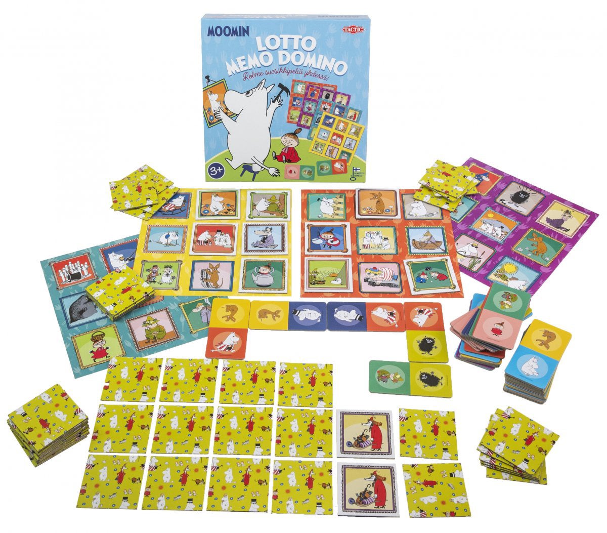 Tactic Mumin Spiel 3-in-1 von Tactic