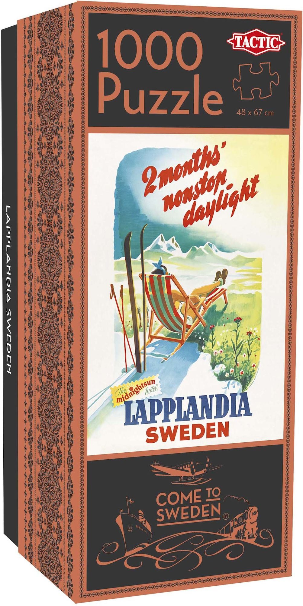 Tactic Puzzle Come to Sweden: Lapplandia, Sweden 1000 Teile von Tactic