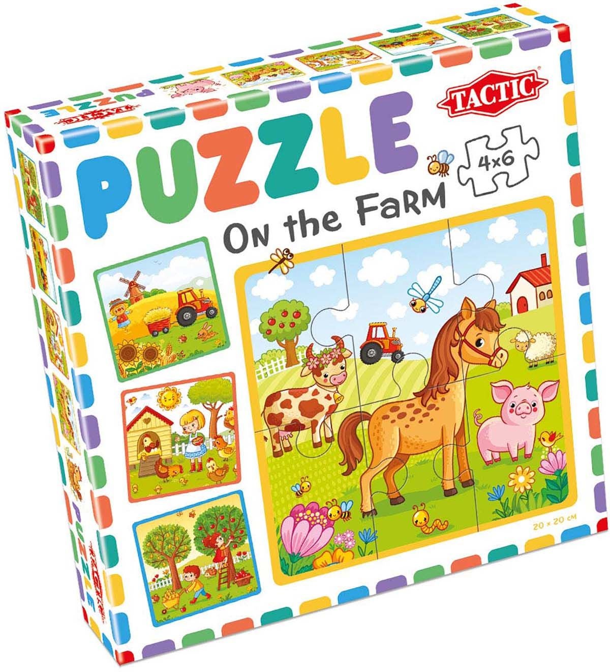 Tactic Puzzle Mein Erstes Puzzle – Bauernhof, 4x6 Teile von Tactic