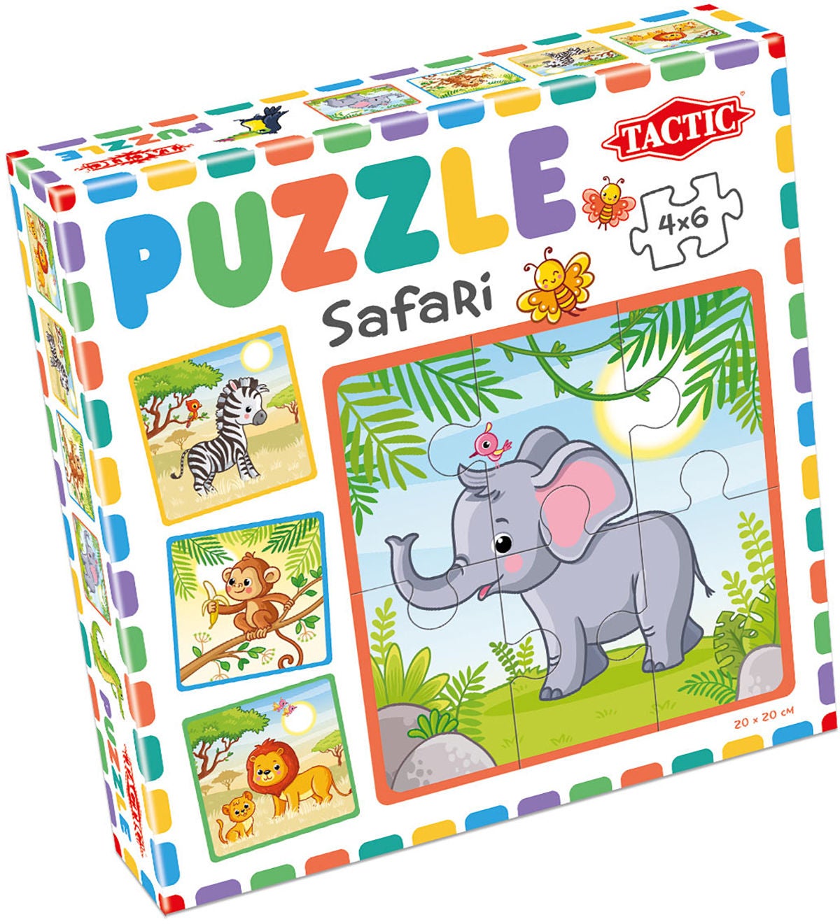 Tactic Puzzle Mein Erstes Puzzle Safari, 4x6 Teile Tactic Puzzle Mein Erstes Puzzle Safari, 4x6 Teile von Tactic