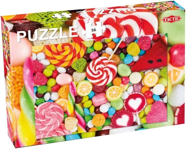 Tactic Puzzle Süßigkeitenpuzzle 56 Teile Tactic Puzzle Süßigkeitenpuzzle 56 Teile von Tactic