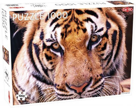 Tactic Puzzle Tiger Portrait 1000 Teile von Tactic
