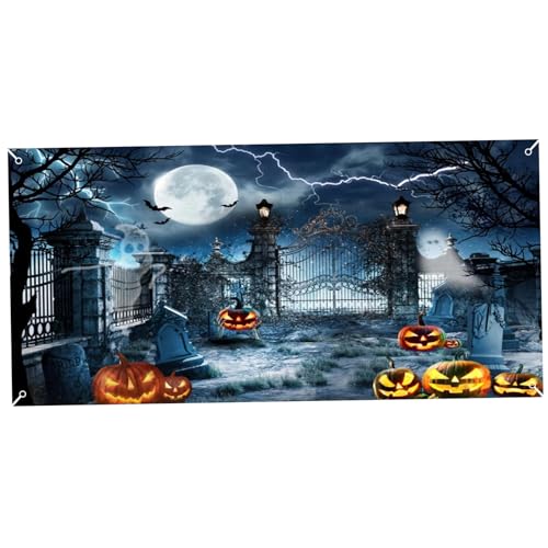 Tadoiooy Halloween Dekor, Halloween Kulisse 13, 1 x 5, 9 Fuß Hängende Polyester -Garagentürabdeckung schrecklicher Kürbiskürabdeckung für Garagendekorationen Party Hintergrund Stil 1 Tadoiooy Halloween Dekor, Halloween Kulisse 13, 1 x 5, 9 Fuß Hängende Polyester -Garagentürabdeckung schrecklicher Kürbiskürabdeckung für Garagendekorationen Party Hintergrund Stil 1 von Tadoiooy