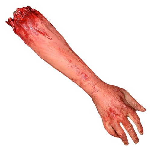 Halloween Körperteile, Halloween abgetrennte Arm Horror Bloody Fake Tool gebrochener Arm Streich Trick Halloween Party Requisiten Halloween Körperteile, Halloween abgetrennte Arm Horror Bloody Fake Tool gebrochener Arm Streich Trick Halloween Party Requisiten von Tadoiooy