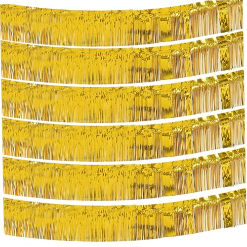Tadoiooy 6pcs Fringe Garland 12x118 Zoll Fringe Banner Metallic Girland Wand hängende Lametta -Folienvorhang für Hochzeits Geburtstagsfeiern Urlaub Dekor, Wohnkultur Tadoiooy 6pcs Fringe Garland 12x118 Zoll Fringe Banner Metallic Girland Wand hängende Lametta -Folienvorhang für Hochzeits Geburtstagsfeiern Urlaub Dekor, Wohnkultur von Tadoiooy