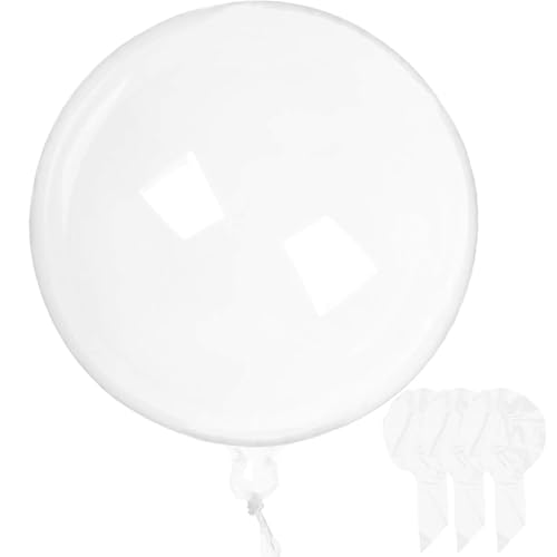Tadoiooy Bobo Balloons 4Pcs 36 Inch Large TPU Clear Balloons Fillable DIY-Friendly Transparent Bubble Balloons for Birthday Party, Wedding, Christmas Tadoiooy Bobo Balloons 4Pcs 36 Inch Large TPU Clear Balloons Fillable DIY-Friendly Transparent Bubble Balloons for Birthday Party, Wedding, Christmas von Tadoiooy