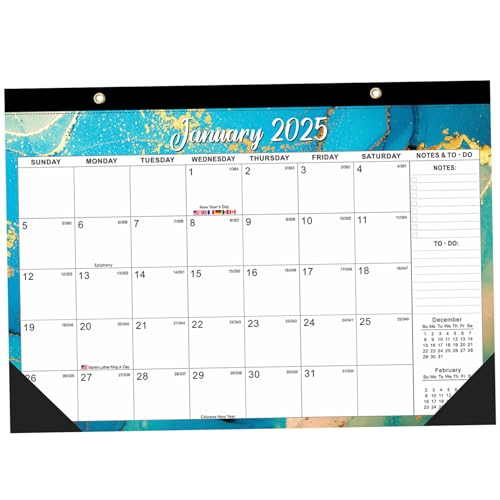 Tadoiooy Schreibtischkalender 2025-2026, 17x12 Wandkalender Januar 2025-2026, 18 monatlich mit Julian Datteln und Block, Hanging/Desktop für Home Office, Wohnkultur, Wohnkultur Tadoiooy Schreibtischkalender 2025-2026, 17x12 Wandkalender Januar 2025-2026, 18 monatlich mit Julian Datteln und Block, Hanging/Desktop für Home Office, Wohnkultur, Wohnkultur von Tadoiooy