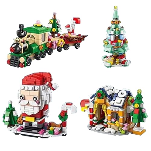Tadoiooy Weihnachts Countdown Spielzeug für Kinder, Adventskalender 2023, Bauspielzeug, Weihnachts-Countdown-Blöcke, 24 Tage Weihnachts-Countdown-Kalender, Baustein-Spielzeug, Style2 von Tadoiooy