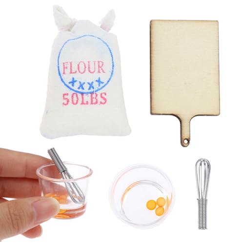 Tadoiooy Wichtel Zubehör,Puppenhaus Zubehör, Dolls House Accessoires, 4PCS Dollhouse Mini Möbel, realistische niedliche wasserdichte Küchenmehl Salzbeutel Tadoiooy Wichtel Zubehör,Puppenhaus Zubehör, Dolls House Accessoires, 4PCS Dollhouse Mini Möbel, realistische niedliche wasserdichte Küchenmehl Salzbeutel von Tadoiooy