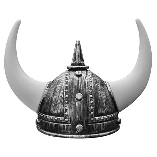 Viking Helm mittelalterlich gehörnte Halloween Viking Helm Berserker Soldat Krieger Wikingerhut, Plastik Sallet Adult Halloween Kostüme für Schlachtspiele Halloween Cosplay, Hüte für Erwachsene Viking Helm mittelalterlich gehörnte Halloween Viking Helm Berserker Soldat Krieger Wikingerhut, Plastik Sallet Adult Halloween Kostüme für Schlachtspiele Halloween Cosplay, Hüte für Erwachsene von Tadoiooy