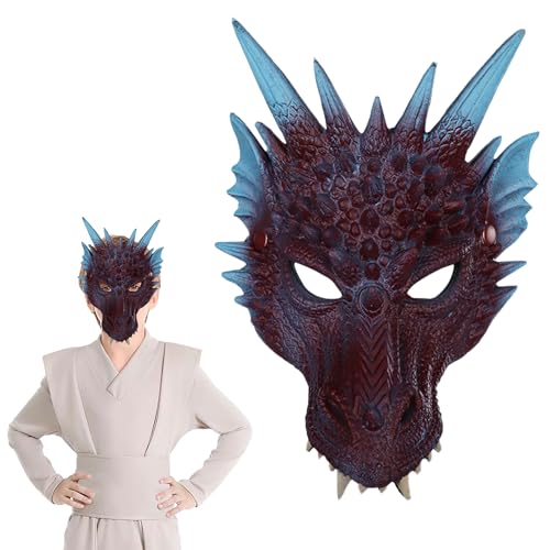 Taechalingo Kostüm Drache,Drachenkostüm Kind,Maske Drache Erwachsene,Halloween Drachen Maske,Halloween Dragon Set,Dinosaurier Cosplay Set für Kinder Jungen Mädchen Halloween Party Karneval Taechalingo Kostüm Drache,Drachenkostüm Kind,Maske Drache Erwachsene,Halloween Drachen Maske,Halloween Dragon Set,Dinosaurier Cosplay Set für Kinder Jungen Mädchen Halloween Party Karneval von Taechalingo
