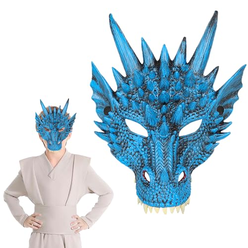 Taechalingo Kostüm Drache,Drachenkostüm Kind,Maske Drache Erwachsene,Halloween Drachen Maske,Halloween Dragon Set,Dinosaurier Cosplay Set für Kinder Jungen Mädchen Halloween Party Karneval Taechalingo Kostüm Drache,Drachenkostüm Kind,Maske Drache Erwachsene,Halloween Drachen Maske,Halloween Dragon Set,Dinosaurier Cosplay Set für Kinder Jungen Mädchen Halloween Party Karneval von Taechalingo