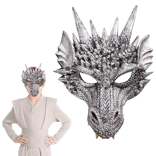 Taechalingo Kostüm Drache,Drachenkostüm Kind,Maske Drache Erwachsene,Halloween Drachen Maske,Halloween Dragon Set,Dinosaurier Cosplay Set für Kinder Jungen Mädchen Halloween Party Karneval Taechalingo Kostüm Drache,Drachenkostüm Kind,Maske Drache Erwachsene,Halloween Drachen Maske,Halloween Dragon Set,Dinosaurier Cosplay Set für Kinder Jungen Mädchen Halloween Party Karneval von Taechalingo
