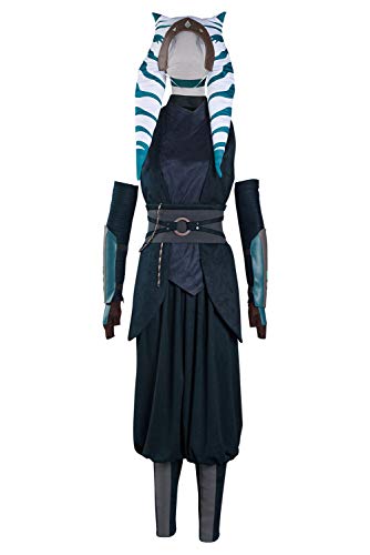 Taeyue Tano Kostüm Damen Manda Cosplay Anzüg Erwachsene SW Cosplay Uniform Halloween Karneval Komplettset Outfits, L von Taeyue