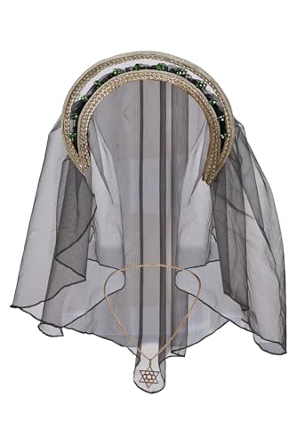 Taeyue Alicent Hightower Cosplay Haarband Halskette Damen Drache Alicent Cosplay Zubehör Set Halloween Requisite für Erwachsene, Einheitsgröße Taeyue Alicent Hightower Cosplay Haarband Halskette Damen Drache Alicent Cosplay Zubehör Set Halloween Requisite für Erwachsene, Einheitsgröße von Taeyue
