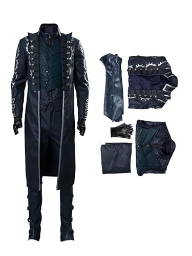 Taeyue Alter Onkel Outfit Vollständiger Satz DMC Outfit Cosplay Kostüm Set Halloween Karnevals Anzug Schwarz Herren M Taeyue Alter Onkel Outfit Vollständiger Satz DMC Outfit Cosplay Kostüm Set Halloween Karnevals Anzug Schwarz Herren M von Taeyue