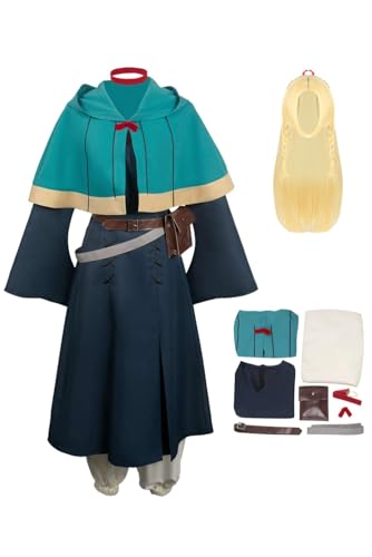 Taeyue Damen Marcille Cosplay Kostüm Anime Cosplay Kleid Perücke Full Set Halloween Karneval Party Outfit für Erwachsene, XXL Taeyue Damen Marcille Cosplay Kostüm Anime Cosplay Kleid Perücke Full Set Halloween Karneval Party Outfit für Erwachsene, XXL von Taeyue