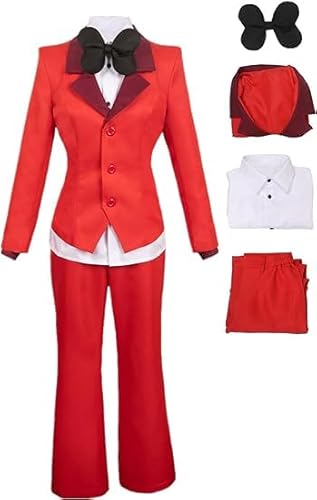 Taeyue Erwachsene Charlie Cosplay Kostüm Charlie Morningstar Mantel Shirt Hosen Outfits Halloween Karneval Set, XS Taeyue Erwachsene Charlie Cosplay Kostüm Charlie Morningstar Mantel Shirt Hosen Outfits Halloween Karneval Set, XS von Taeyue