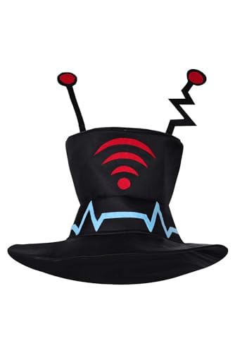 Taeyue Fizzarolli Cosplay Hut Erwachsene Blitzo Vox Rollenspiel Zubehör Halloween Karneval Kopfstück für Damen, Einheitsgröße Taeyue Fizzarolli Cosplay Hut Erwachsene Blitzo Vox Rollenspiel Zubehör Halloween Karneval Kopfstück für Damen, Einheitsgröße von Taeyue
