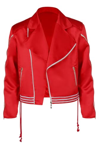 Taeyue Freddie Cosplay Jacke 80er Jahre Rock Star Mantel Herren Steampunk Band Lederjacke Kostüm für Halloween Erwachsener, M Taeyue Freddie Cosplay Jacke 80er Jahre Rock Star Mantel Herren Steampunk Band Lederjacke Kostüm für Halloween Erwachsener, M von Taeyue