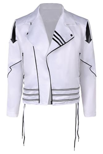 Taeyue Freddie Cosplay Jacke 80er Jahre Rock Star Mantel Herren Steampunk Band Lederjacke Kostüm für Halloween Erwachsener, XL Taeyue Freddie Cosplay Jacke 80er Jahre Rock Star Mantel Herren Steampunk Band Lederjacke Kostüm für Halloween Erwachsener, XL von Taeyue