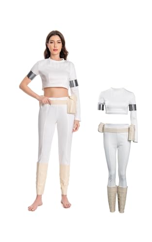 Taeyue Padme Amidala Cosplay Kostüm Damen Wars Padme Kampf Komplett Uniform Halloween Karneval Outfits Anzug Erwachsene, L Taeyue Padme Amidala Cosplay Kostüm Damen Wars Padme Kampf Komplett Uniform Halloween Karneval Outfits Anzug Erwachsene, L von Taeyue