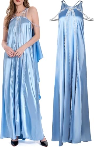 Taeyue Padme Frauen Kostüm Königin Kleid Cosplay Nachthemd Outfits Schönheit Halloween Karneval Party Outfits Set für Erwachsene von Taeyue