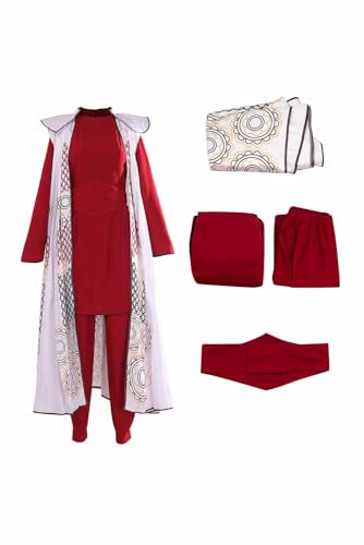 Taeyue Prinzessin Leia Kostüm Damen Anime Cosplay Kleidung Halloween Party Outfits Set Anzug für Erwachsene, XXL von Taeyue