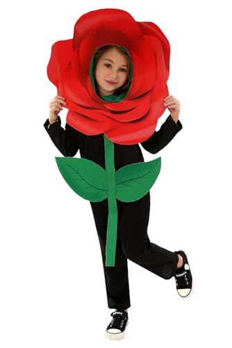 Taeyue Rose Blume Cosplay Fantasy Jumpsuit Hut Campus Bühne Performance Kostüm Halloween Karneval Party Verkleidung Anzug Taeyue Rose Blume Cosplay Fantasy Jumpsuit Hut Campus Bühne Performance Kostüm Halloween Karneval Party Verkleidung Anzug von Taeyue