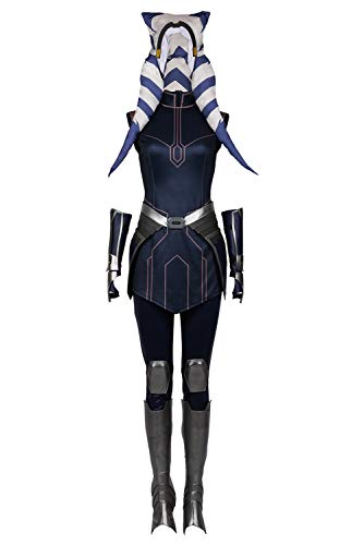Taeyue Tano Kostüm Damen The Clone Wars Cosplay Anzüg Erwachsene Halloween Karneval Komplettset Outfits, L Taeyue Tano Kostüm Damen The Clone Wars Cosplay Anzüg Erwachsene Halloween Karneval Komplettset Outfits, L von Taeyue