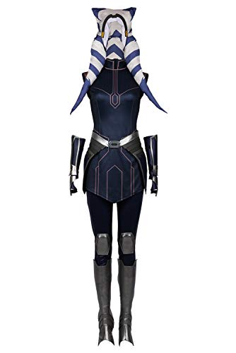 Taeyue Tano Kostüm Damen The Clone Wars Cosplay Anzüg Erwachsene Halloween Karneval Komplettset Outfits, M von Taeyue