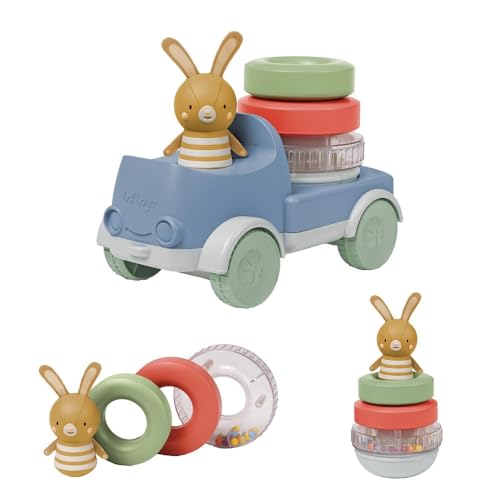 Taf Toys Bunny Stacker Truck Sensorisches Entwicklungsspielzeug für Säuglinge und Kleinkinder, mit Hasenfigur, geeignet ab 9 Monaten Taf Toys Bunny Stacker Truck Sensorisches Entwicklungsspielzeug für Säuglinge und Kleinkinder, mit Hasenfigur, geeignet ab 9 Monaten von Taf Toys
