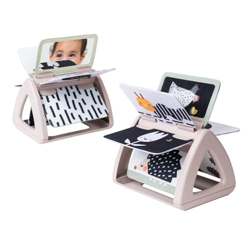 Taf Toys Tummy Time Schwarz-Weiß-Babybuch Monochrom Spinning Doppelseitiges Rassel Sensorisches Buch High Contrast Baby Spielzeug Montessori Lernaktivität Geeignet für Neugeborene Jungen & Mädchen 0 Taf Toys Tummy Time Schwarz-Weiß-Babybuch Monochrom Spinning Doppelseitiges Rassel Sensorisches Buch High Contrast Baby Spielzeug Montessori Lernaktivität Geeignet für Neugeborene Jungen & Mädchen 0 von Taf Toys