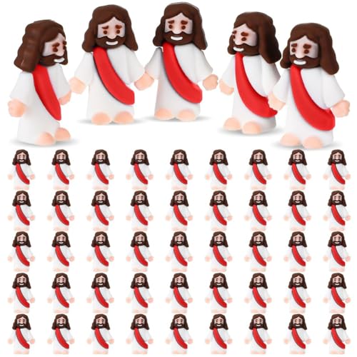 TagIo Jesus-Spielzeug Mini-Jesus-Figur im Originellen Design zum Verstecken, Religiöse Partygeschenke, Sonntagsschule, Basteln, Langlebig, Rot TagIo Jesus-Spielzeug Mini-Jesus-Figur im Originellen Design zum Verstecken, Religiöse Partygeschenke, Sonntagsschule, Basteln, Langlebig, Rot von TagIo