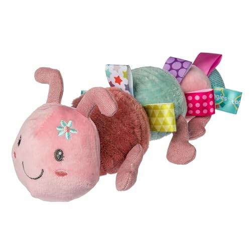 Taggies Stofftier Plüschtier mit sensorischen Tags, 25,4 cm, Camilla Raupe von Taggies