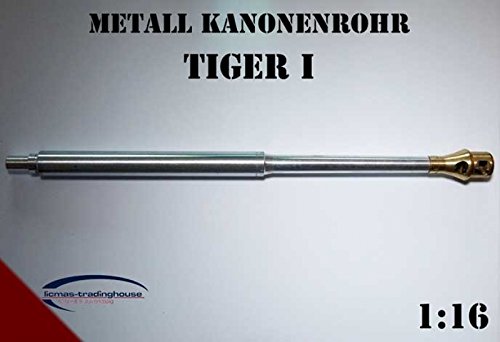 Metall Kanonenrohr für Panzer Tiger I Heng Long von Taigen