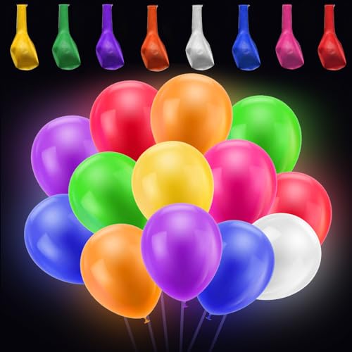 25 pcs Led Luftballons,Leuchtende Luftballons, LED im Dunkeln Ballons,Led Ballons,LED Luftballons Bunte Ballons,Led Blinkende Luftballons,Hochzeit Party,Geburtstag,Party Luftballons 25 pcs Led Luftballons,Leuchtende Luftballons, LED im Dunkeln Ballons,Led Ballons,LED Luftballons Bunte Ballons,Led Blinkende Luftballons,Hochzeit Party,Geburtstag,Party Luftballons von TaimeiMao