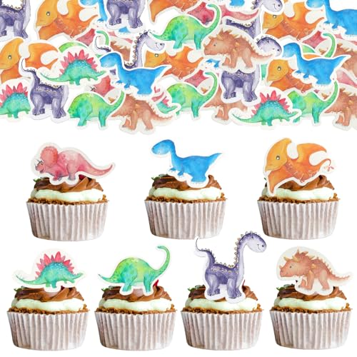 50 Stück Dinosaurier Tortendeko Essbar,Dino Kuchendeko,Essbare Tortenaufleger,Esspapier Tortendeko,Dino Cake Topper,für Kinder Mädchen Junge Geburtstag Baby Shower Party 50 Stück Dinosaurier Tortendeko Essbar,Dino Kuchendeko,Essbare Tortenaufleger,Esspapier Tortendeko,Dino Cake Topper,für Kinder Mädchen Junge Geburtstag Baby Shower Party von TaimeiMao