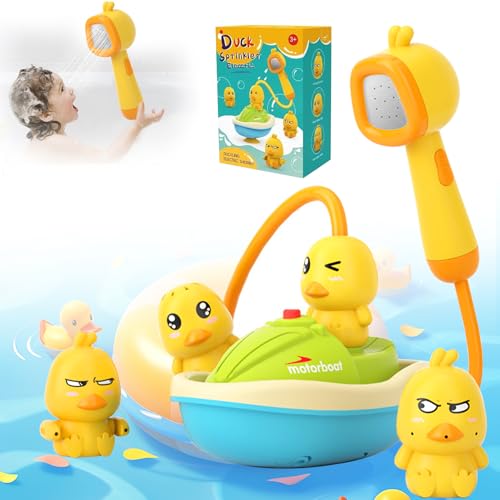 Badewannenspielzeug ab 1 2 3 4 Jahr,Ente Elektrisches Baby Badespielzeug Wasserspielzeug Kinder mit Duschkopf Badewannen,Kinder Wasser Dusche Badespielzeug,Wasserspielzeug für Neugeborene/Kleinkind Badewannenspielzeug ab 1 2 3 4 Jahr,Ente Elektrisches Baby Badespielzeug Wasserspielzeug Kinder mit Duschkopf Badewannen,Kinder Wasser Dusche Badespielzeug,Wasserspielzeug für Neugeborene/Kleinkind von TaimeiMao
