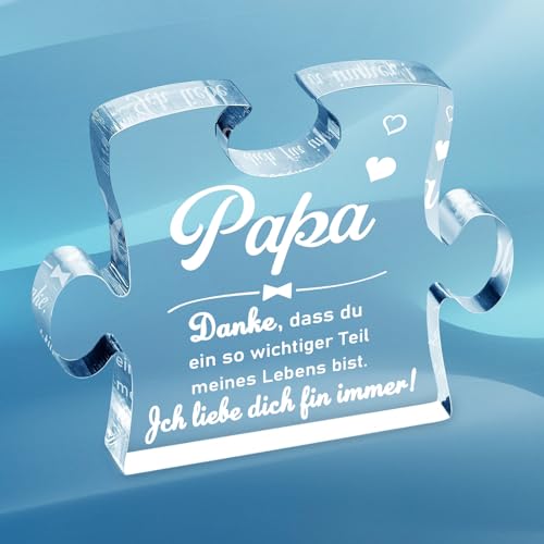 Papa Geschenk Acryl Puzzle,Geschenke für Papa Geburtstag,Papa Geschenke Geburtstag,Beste Vater Geburtstagsgeschenk,Vatertagsgeschenke,Weihnachten,Geschenkideen von TaimeiMao