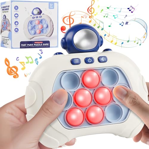 Quick Push Pop-It,Puzzle Pop-It Spiel,Pop It Fidget Spielzeug,Dekompressionsdurchbruch-Puzzle-Spielmaschine,Early Development Toy,Pop-It Pro Light Up Game (B) von TaimeiMao