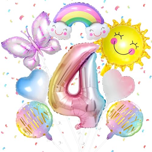 8 Stück 4 Jahre Schmetterlinge Luftballons Geburtstagsdeko mit Band 4 Jahre Mädchen Folienballon Sonne Schmetterling Ballon Kindergeburtstag Deko Happy Birthday Decorations Themenparty Dekoration 8 Stück 4 Jahre Schmetterlinge Luftballons Geburtstagsdeko mit Band 4 Jahre Mädchen Folienballon Sonne Schmetterling Ballon Kindergeburtstag Deko Happy Birthday Decorations Themenparty Dekoration von TaimeiMao