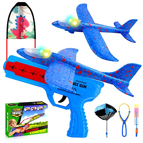 TaimeiMao Flugzeug Spielzeug, Flugzeug Spielzeug Segelflugzeug mit Katapult Pistole/Kinder Drachen, Katapult Flugzeug, Wurfgleiter Styroporflieger Katapult, Outdoor Garten Kinderspielzeug TaimeiMao Flugzeug Spielzeug, Flugzeug Spielzeug Segelflugzeug mit Katapult Pistole/Kinder Drachen, Katapult Flugzeug, Wurfgleiter Styroporflieger Katapult, Outdoor Garten Kinderspielzeug von TaimeiMao