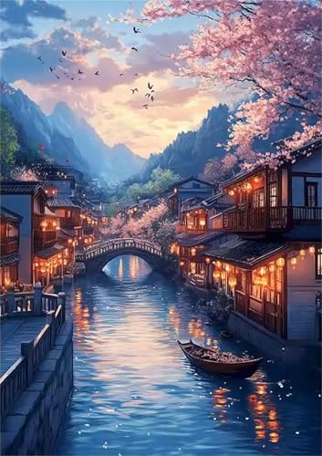 1500 Teile Puzzles für Erwachsene, Impossible Jigsaw Puzzles, Clevere Rätsel, Spaß Herausforderndes Puzzle mit Antike Architektur Fluss-Motiv 1500 Teile Puzzles für Erwachsene, Impossible Jigsaw Puzzles, Clevere Rätsel, Spaß Herausforderndes Puzzle mit Antike Architektur Fluss-Motiv von Tainrun