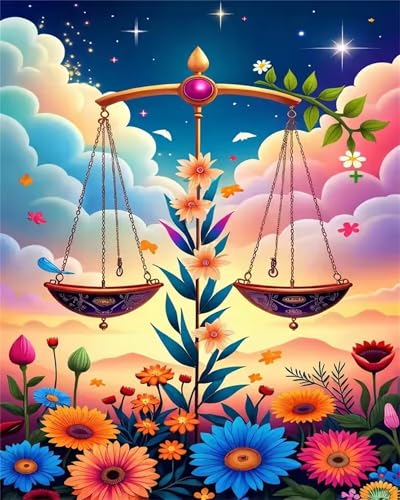 1500 Teile Puzzles für Erwachsene, Impossible Jigsaw Puzzles, Clevere Rätsel, Spaß Herausforderndes Puzzle mit Balance Flower Cloud-Motiv von Tainrun