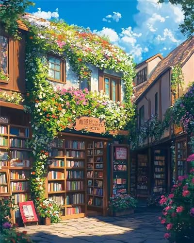 1500 Teile Puzzles für Erwachsene, Impossible Jigsaw Puzzles, Clevere Rätsel, Spaß Herausforderndes Puzzle mit Buchhandlung Flower Cloud-Motiv 1500 Teile Puzzles für Erwachsene, Impossible Jigsaw Puzzles, Clevere Rätsel, Spaß Herausforderndes Puzzle mit Buchhandlung Flower Cloud-Motiv von Tainrun