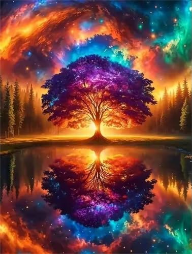 1500 Teile Puzzles für Erwachsene, Impossible Jigsaw Puzzles, Clevere Rätsel, Spaß Herausforderndes Puzzle mit Bunter Himmelsbaum-Motiv von Tainrun