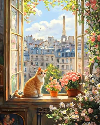 1500 Teile Puzzles für Erwachsene, Impossible Jigsaw Puzzles, Clevere Rätsel, Spaß Herausforderndes Puzzle mit City Balcony Katze-Motiv 1500 Teile Puzzles für Erwachsene, Impossible Jigsaw Puzzles, Clevere Rätsel, Spaß Herausforderndes Puzzle mit City Balcony Katze-Motiv von Tainrun