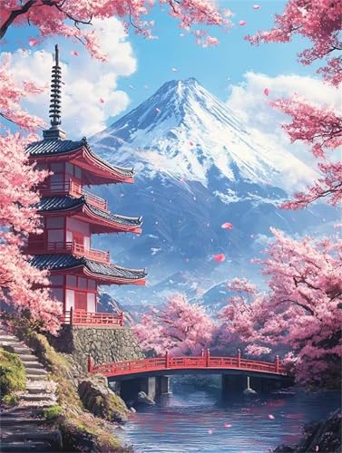 1500 Teile Puzzles für Erwachsene, Impossible Jigsaw Puzzles, Clevere Rätsel, Spaß Herausforderndes Puzzle mit Hausbrücke Berg-Motiv 1500 Teile Puzzles für Erwachsene, Impossible Jigsaw Puzzles, Clevere Rätsel, Spaß Herausforderndes Puzzle mit Hausbrücke Berg-Motiv von Tainrun